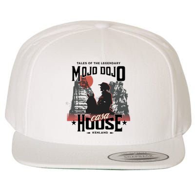 Mojo Dojo Casa House Funny Doll Trending Western Cowboy Wool Snapback Cap