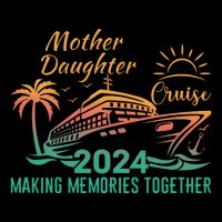 Mother Daughter Cruise 2024 7-Panel Snapback Hat
