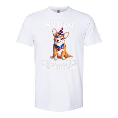 My Dog Could Shit A Better President Corgi Lover Anti Biden Softstyle CVC T-Shirt