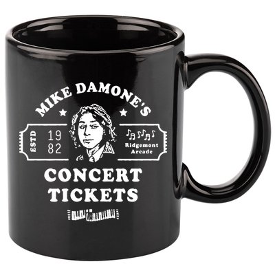Mike Damone Concer Tickets 1982 Estd 11oz C Handle Ceramic Mug
