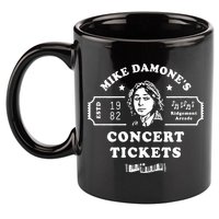 Mike Damone Concer Tickets 1982 Estd 11oz C Handle Ceramic Mug