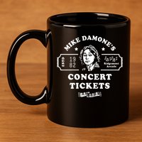 Mike Damone Concer Tickets 1982 Estd 11oz C Handle Ceramic Mug