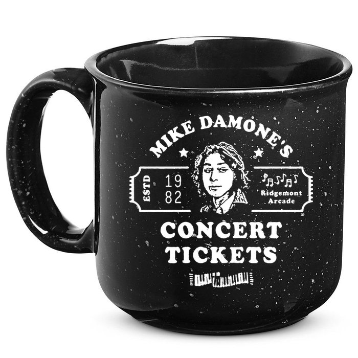 Mike Damone Concer Tickets 1982 Estd 15oz Campfire Ceramic Mug