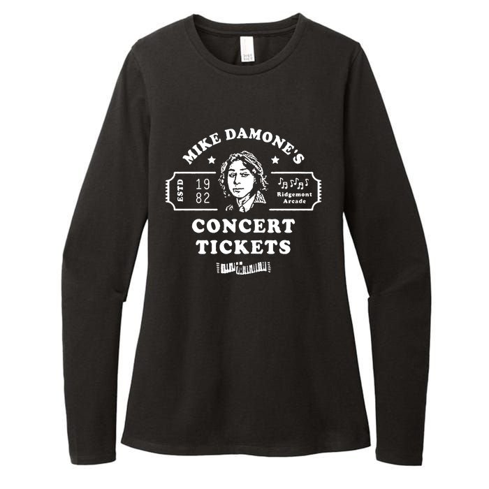 Mike Damone Concer Tickets 1982 Estd Womens CVC Long Sleeve Shirt