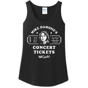 Mike Damone Concer Tickets 1982 Estd Ladies Essential Tank