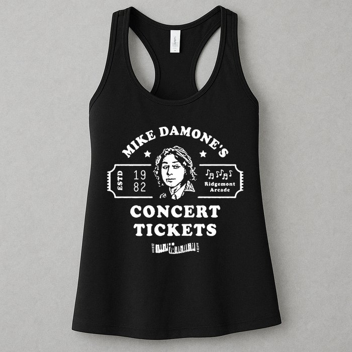 Mike Damone Concer Tickets 1982 Estd Womens Tank Top