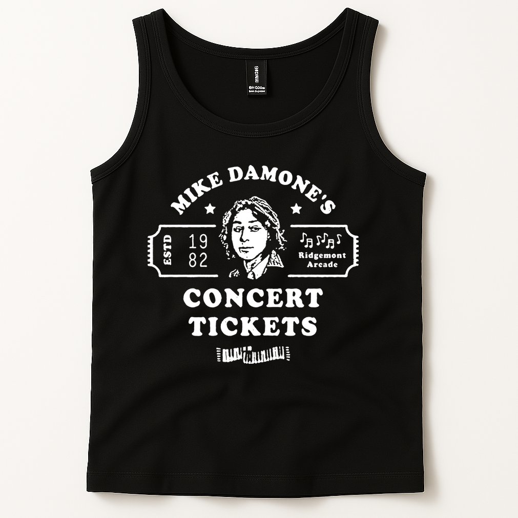 Mike Damone Concer Tickets 1982 Estd Tank Top