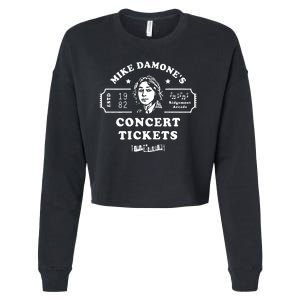 Mike Damone Concer Tickets 1982 Estd Cropped Pullover Crew