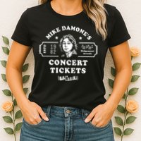 Mike Damone Concer Tickets 1982 Estd Womens T-Shirt