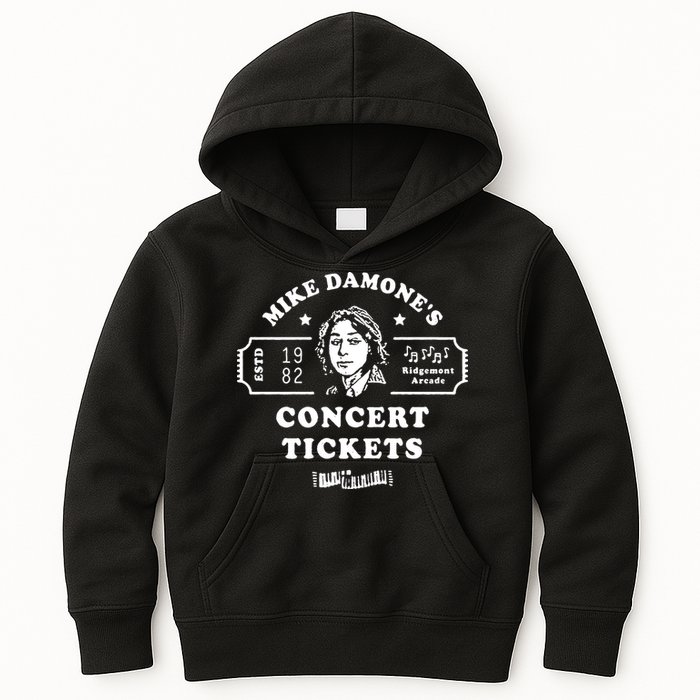 Mike Damone Concer Tickets 1982 Estd Kids Hoodie
