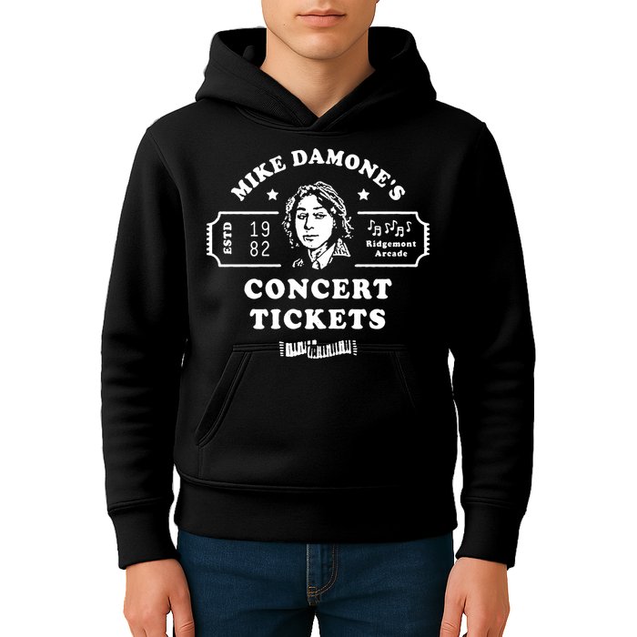 Mike Damone Concer Tickets 1982 Estd Kids Hoodie