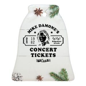 Mike Damone Concer Tickets 1982 Estd Ceramic Bell Ornament