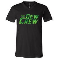 Mtn Dew Crew Camo Tagline V-Neck T-Shirt