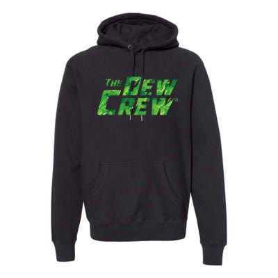 Mtn Dew Crew Camo Tagline Premium Hoodie