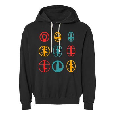 Metal Detecting Coils Cool Metal Detectorist Garment-Dyed Fleece Hoodie