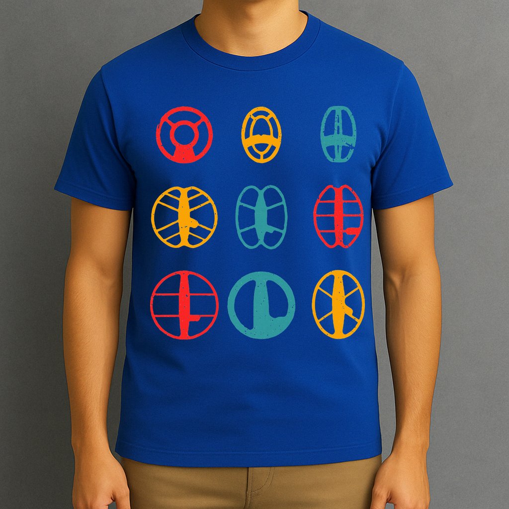 Metal Detecting Coils Cool Metal Detectorist T-Shirt