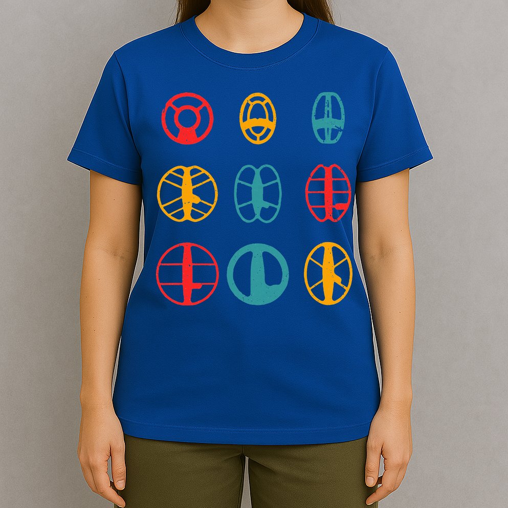 Metal Detecting Coils Cool Metal Detectorist T-Shirt