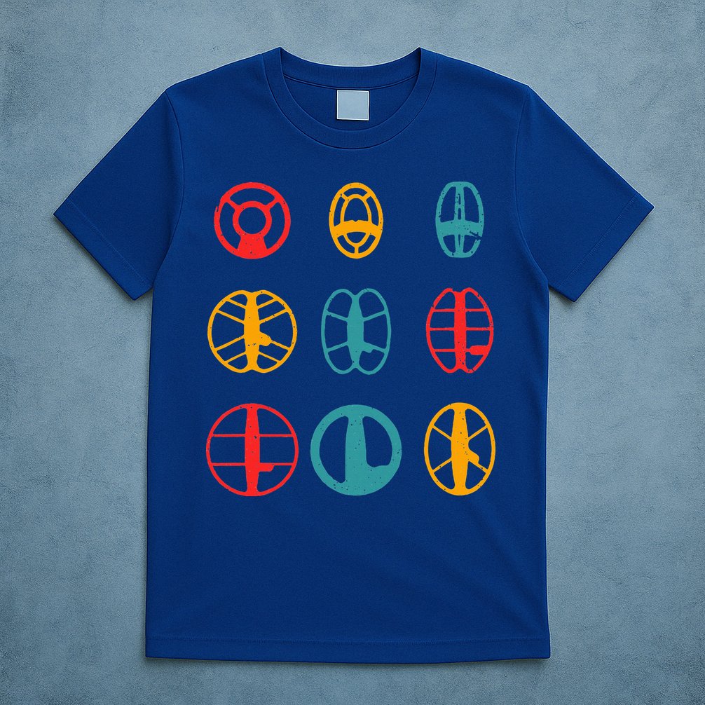 Metal Detecting Coils Cool Metal Detectorist T-Shirt