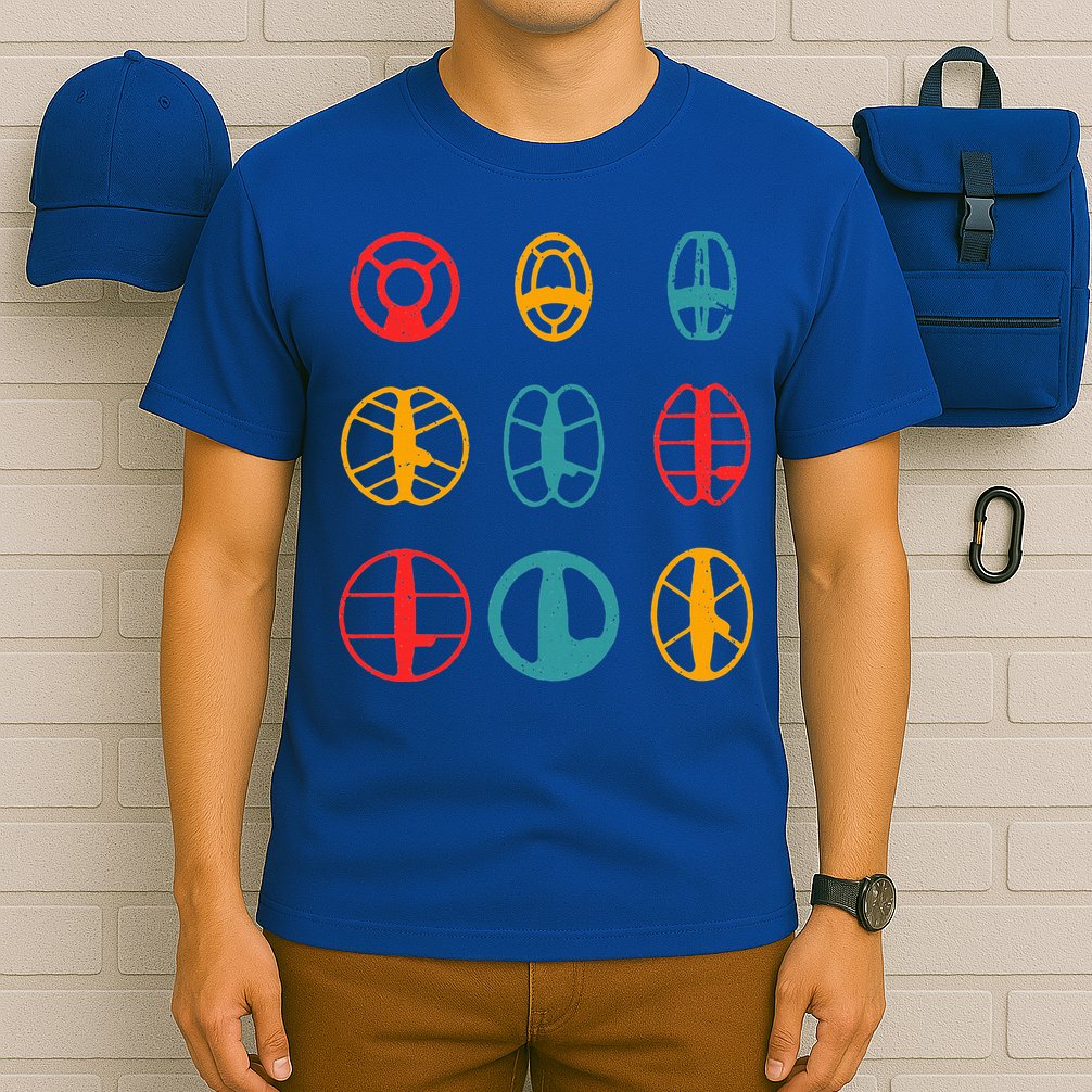 Metal Detecting Coils Cool Metal Detectorist T-Shirt