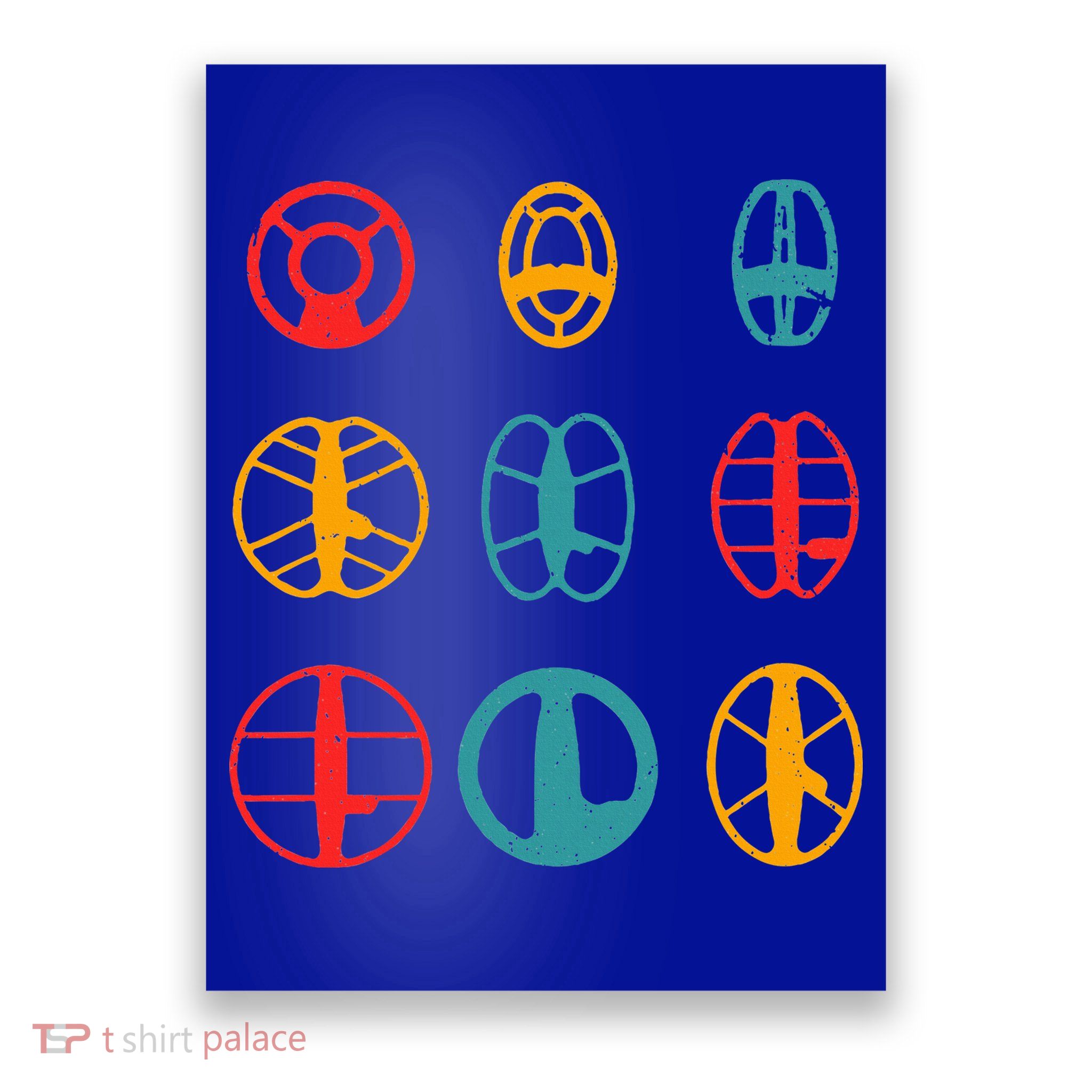 Metal Detecting Coils Cool Metal Detectorist Poster