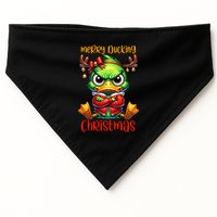 Merry Ducking Christmas Funny Sarcastic Grumpy Duck USA-Made Doggie Bandana