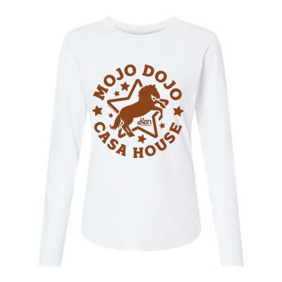 Mojo Dojo Casa House Womens Cotton Relaxed Long Sleeve T-Shirt