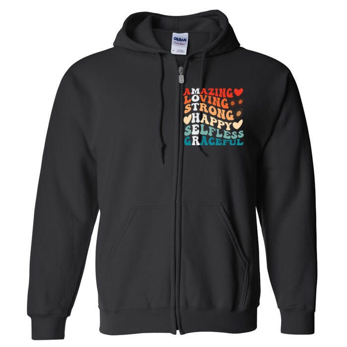 Mother Definition Cute Mothers Day Gift Full Zip Hoodie