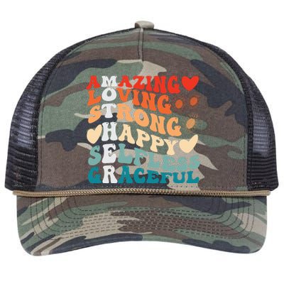 Mother Definition Cute Mothers Day Gift Retro Rope Trucker Hat Cap