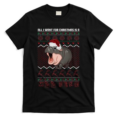 Moo Deng Christmas All I Want For Christmas Is A Moo Deng T-Shirt