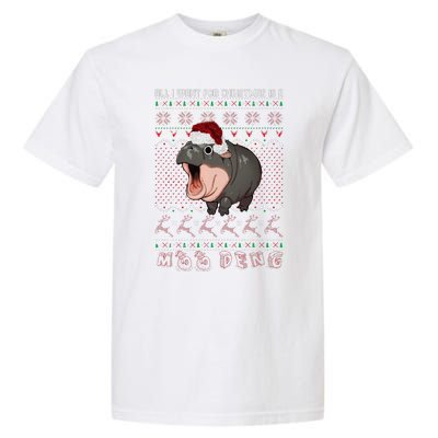 Moo Deng Christmas All I Want For Christmas Is A Moo Deng Garment-Dyed Heavyweight T-Shirt