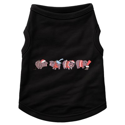 Moo Deng Christmas Moo Deng Christmas Pajama Matching Family Doggie Tank