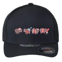 Moo Deng Christmas Moo Deng Christmas Pajama Matching Family Flexfit Unipanel Trucker Cap