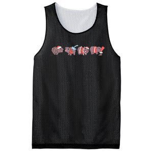 Moo Deng Christmas Moo Deng Christmas Pajama Matching Family Mesh Reversible Basketball Jersey Tank