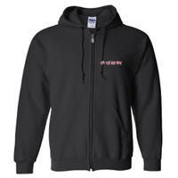 Moo Deng Christmas Moo Deng Christmas Pajama Matching Family Full Zip Hoodie