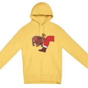 Moo Deng Christmas Animal Lover Trending Become Ungovernable Premium Pullover Hoodie