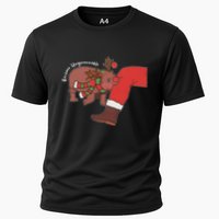Moo Deng Christmas Animal Lover Trending Become Ungovernable Cooling Performance Crew T-Shirt