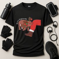 Moo Deng Christmas Animal Lover Trending Become Ungovernable Cooling Performance Crew T-Shirt