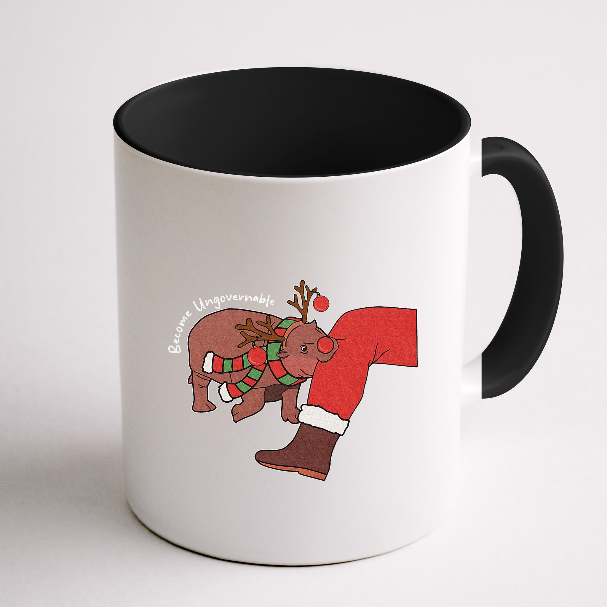 Moo Deng Christmas Animal Lover Trending Become Ungovernable Mug