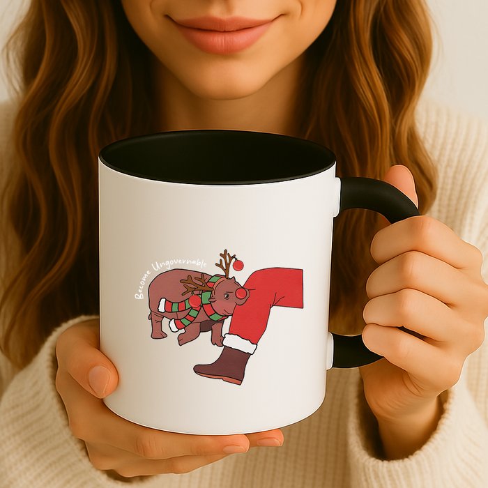 Moo Deng Christmas Animal Lover Trending Become Ungovernable Mug