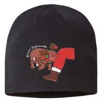 Moo Deng Christmas Animal Lover Trending Become Ungovernable Sustainable Beanie