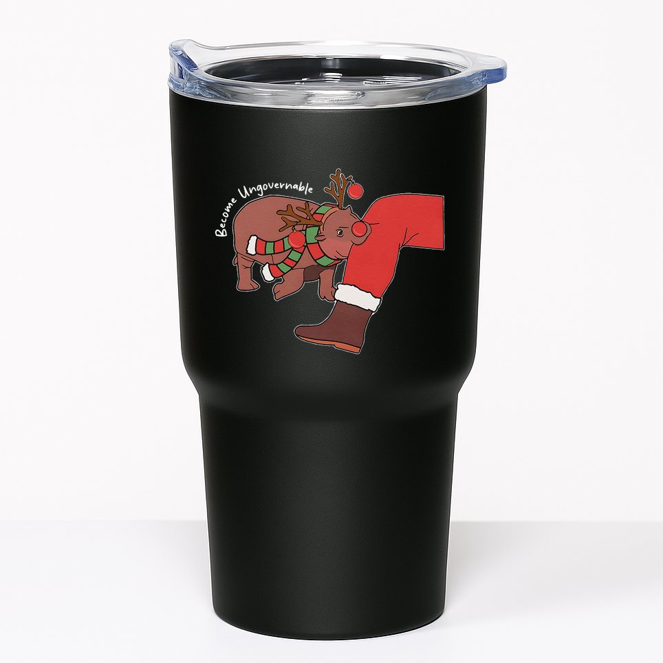 Moo Deng Christmas Animal Lover Trending Become Ungovernable Tumbler