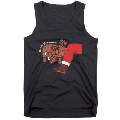 Moo Deng Christmas Animal Lover Trending Become Ungovernable Tank Top