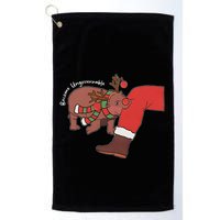 Moo Deng Christmas Animal Lover Trending Become Ungovernable Golf Towel