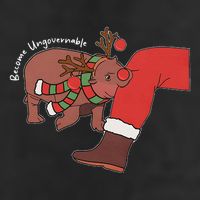 Moo Deng Christmas Animal Lover Trending Become Ungovernable Golf Towel