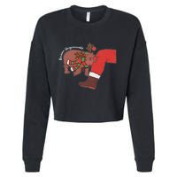 Moo Deng Christmas Animal Lover Trending Become Ungovernable Cropped Pullover Crew