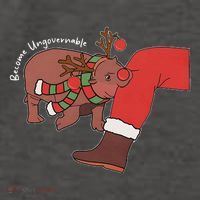 Moo Deng Christmas Animal Lover Trending Become Ungovernable Vector Backpack