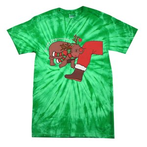 Moo Deng Christmas Animal Lover Trending Become Ungovernable Tie-Dye T-Shirt