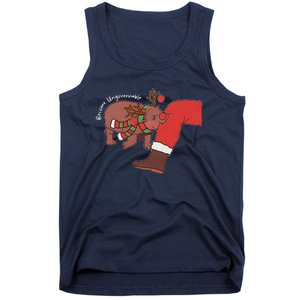 Moo Deng Christmas Animal Lover Trending Become Ungovernable Tank Top