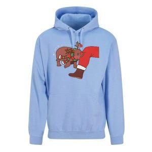 Moo Deng Christmas Animal Lover Trending Become Ungovernable Unisex Surf Hoodie