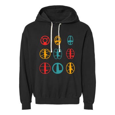 Metal Detecting Coils Cool Metal Detectorist Detecting Lover Garment-Dyed Fleece Hoodie